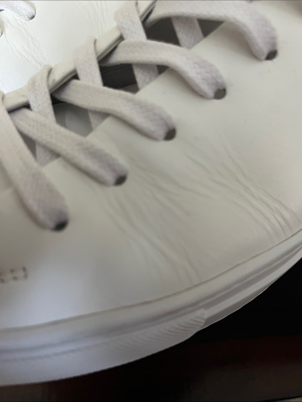 Beckett Simonon White Leather Low-Top Sneakers with Tonal Laces - Picture 13 of 16